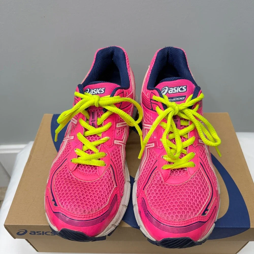 Asics GT-1000 2 Womens 9.5 Pink Breast Cancer Awareness Running Shoes T3R9N - Picture 3 of 8
